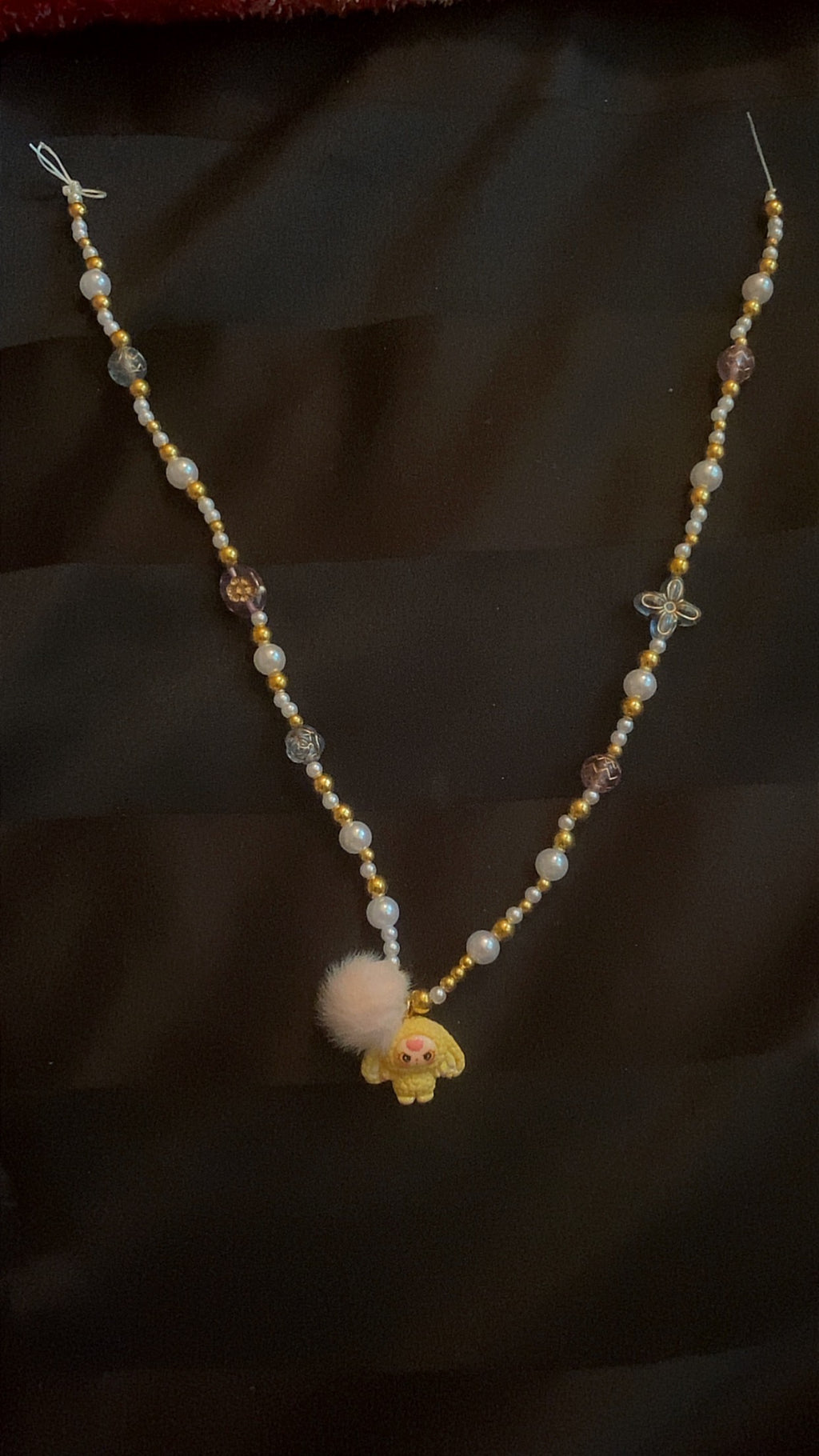 Kawaii Cartoon Labubu Lookalike Necklace