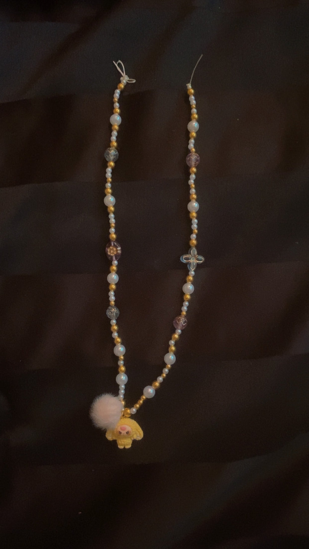 Kawaii Cartoon Labubu Lookalike Necklace