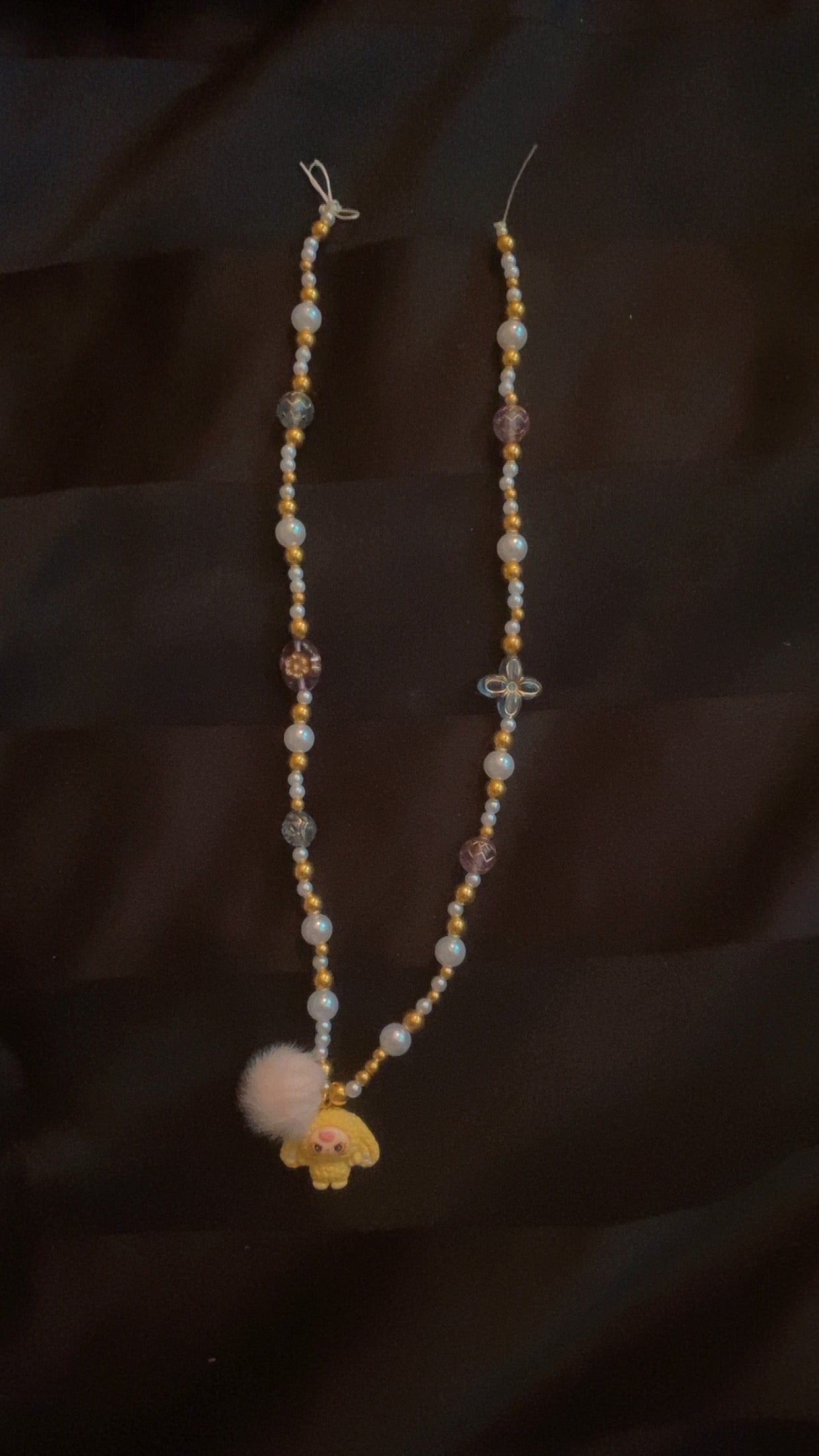 Kawaii Cartoon Labubu Lookalike Necklace