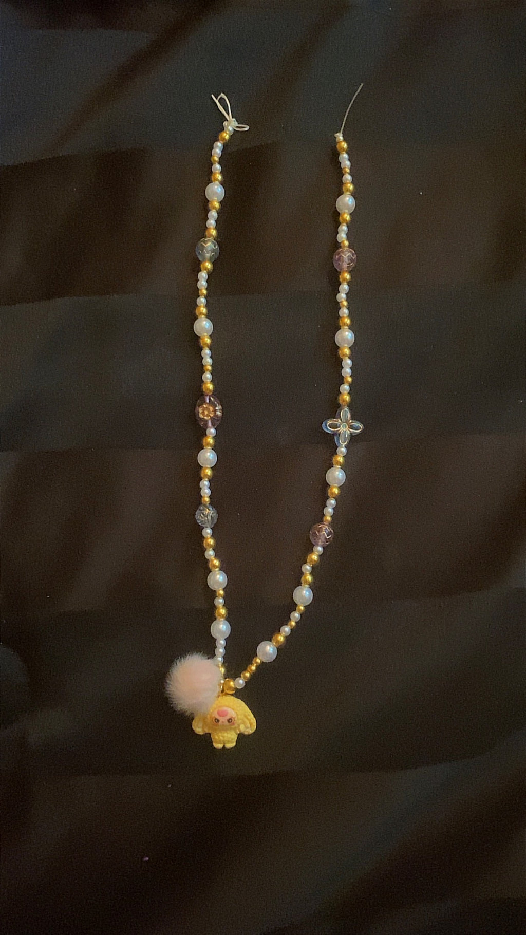 Kawaii Cartoon Labubu Lookalike Necklace