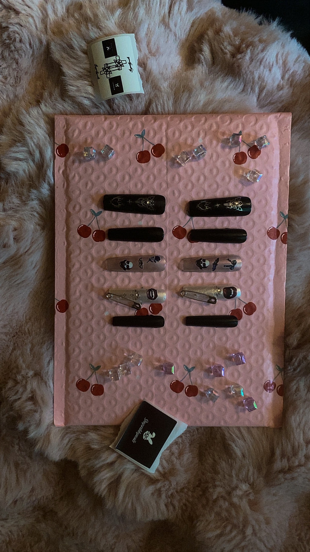 Chrome Heart Dolly Nails